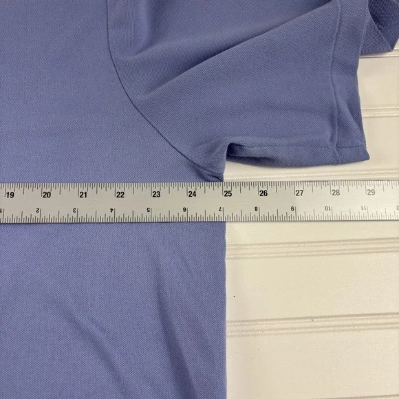 Polo Golf Ralph Lauren Performance Polo‎ Shirt Men's XL Blue Pima Cotton - Picture 6 of 9